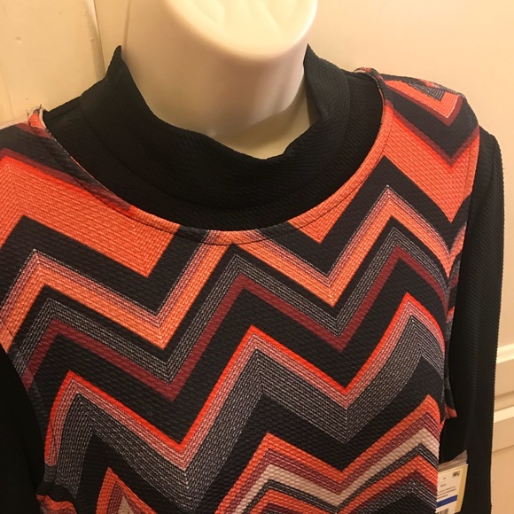 ECI Chevron Dress NWT - Picture 2 of 4